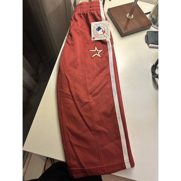 Pants - ⭐️ Houston Astros Youth Shorts XS (4/5) 🔥 Red Mesh MLB Genuine Merch NWT